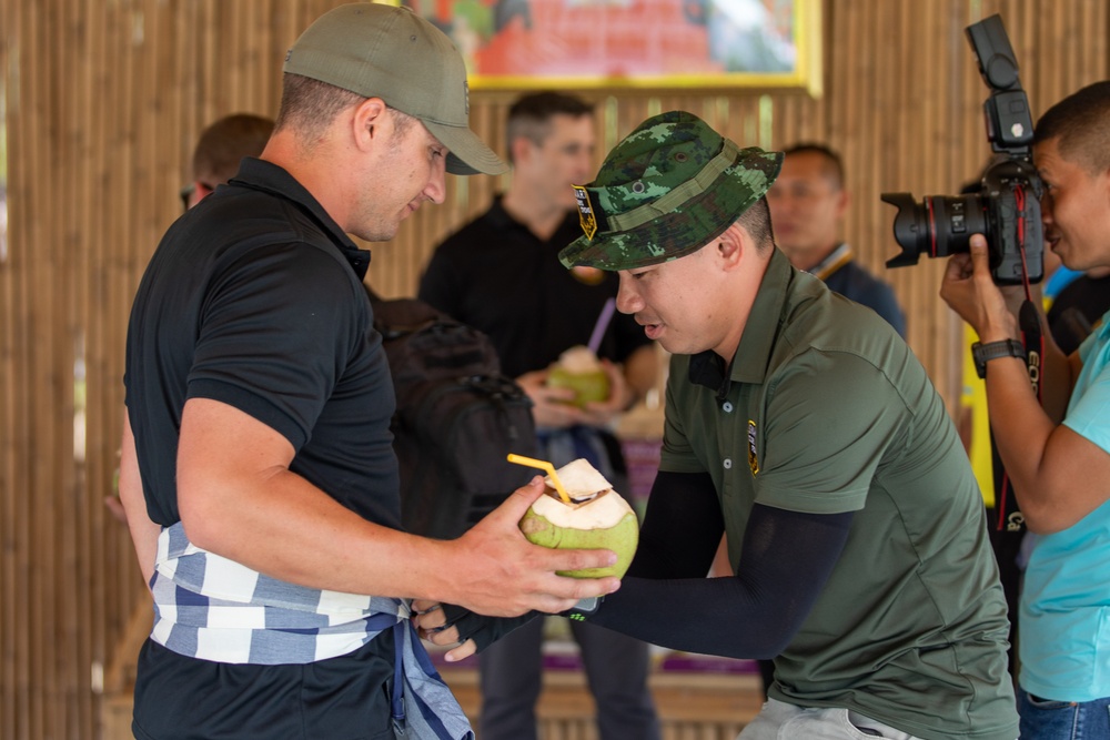 Civil Affairs Soldiers build positive relationships with local Thai population