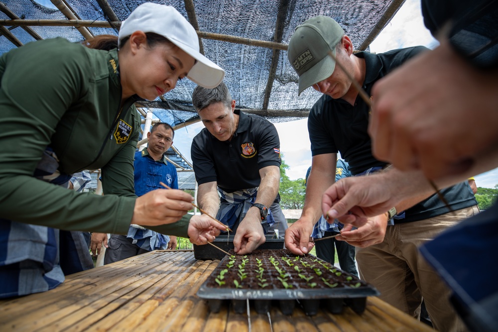 Civil Affairs Soldiers build positive relationships with local Thai population