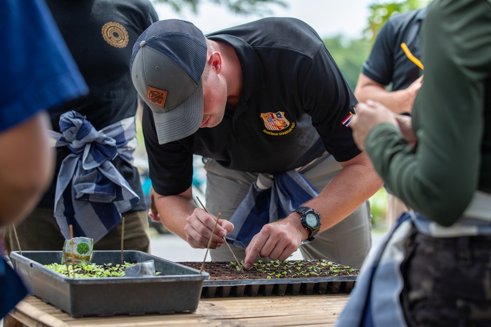 Civil Affairs Soldiers build positive relationships with local Thai population