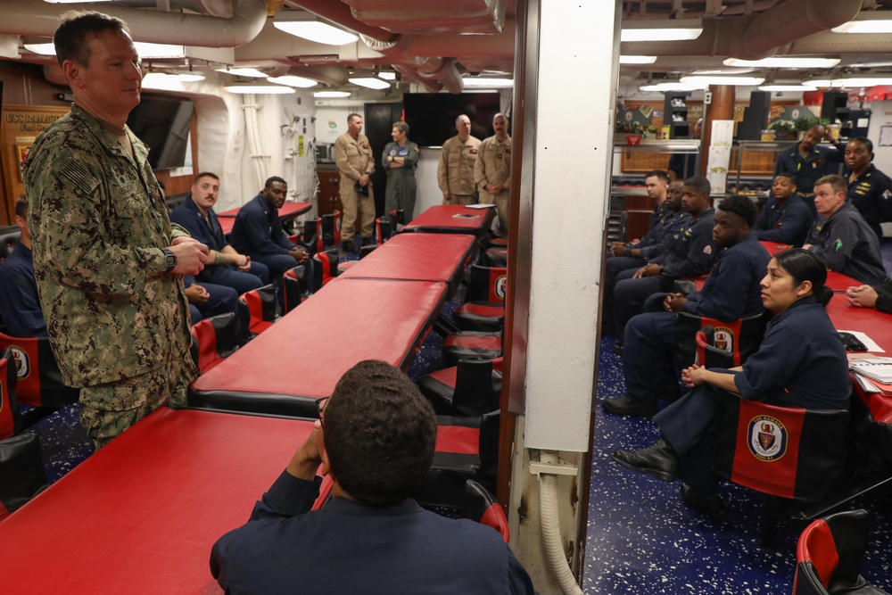 Admiral Speaks To Ramage Crew