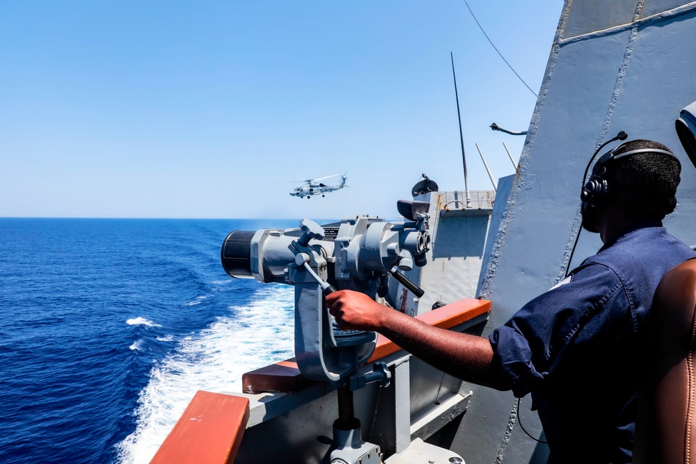 USS Paul Ignatius Sails in Ionian Sea
