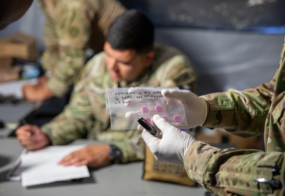 114th Minimal Care Detachment Medical Sick Call Operations During Tradewinds 2023