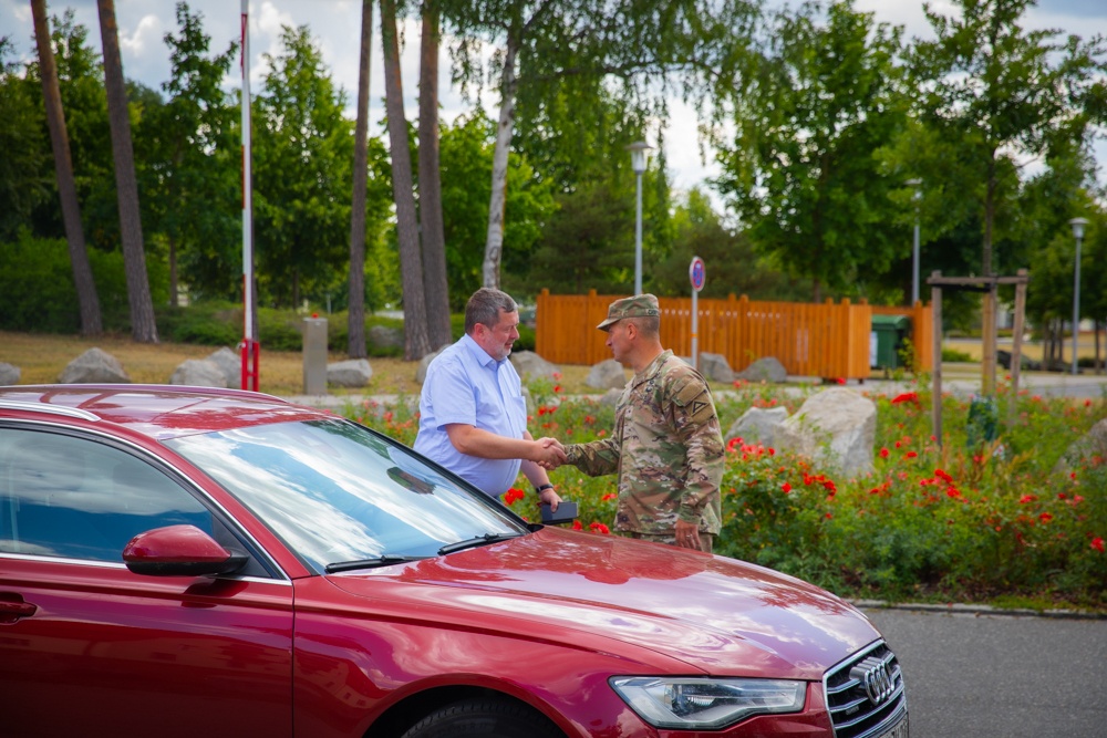 Member of the German Bundestag visits Grafenwoehr