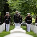 Military Funeral Honors with Funeral Escort are Conducted for U.S. Marine Corps Maj. Gen. Harry Pickett in Section 52