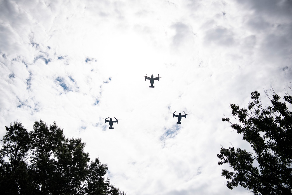 Military Funeral Honors with Funeral Escort are Conducted for U.S. Marine Corps Maj. Gen. Harry Pickett in Section 52