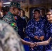 Guyana Defense Force Chief of Staff visits Mexico navy sailors aboard Mexico navy cutter