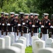 Military Funeral Honors with Funeral Escort are Conducted for U.S. Marine Corps Maj. Gen. Harry Pickett in Section 52