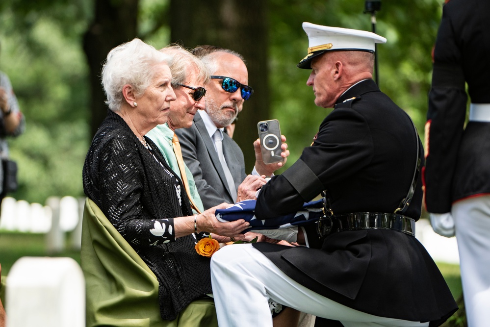 Military Funeral Honors with Funeral Escort are Conducted for U.S. Marine Corps Maj. Gen. Harry Pickett in Section 52