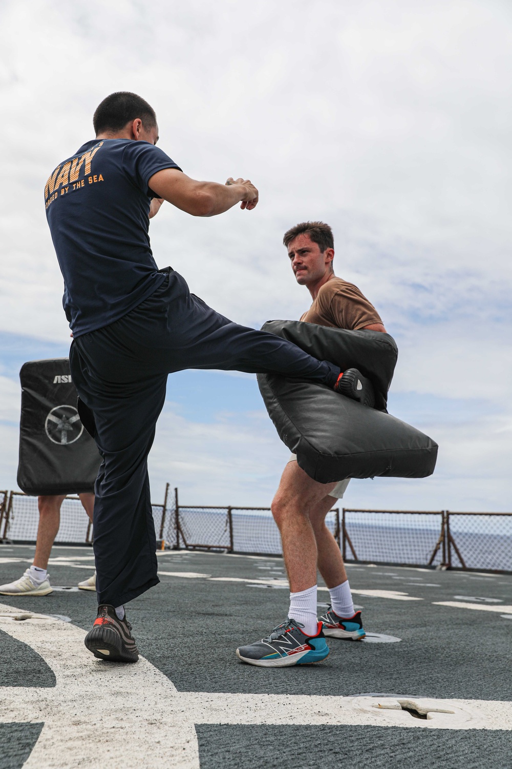USS Carter Hall Conducts SRF-B Training