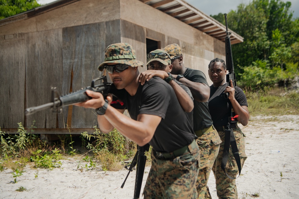 Multinational forces conduct arms training, rehearse small team manuevers for Tradewinds 2023