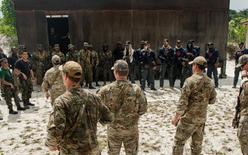 U.S. joint forces conduct arms training with SOUTHCOM multinational partners