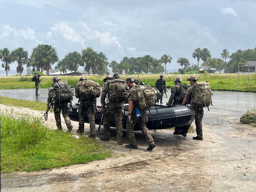 Multinational forces conduct arms training, rehearse small team manuevers for Tradewinds 2023