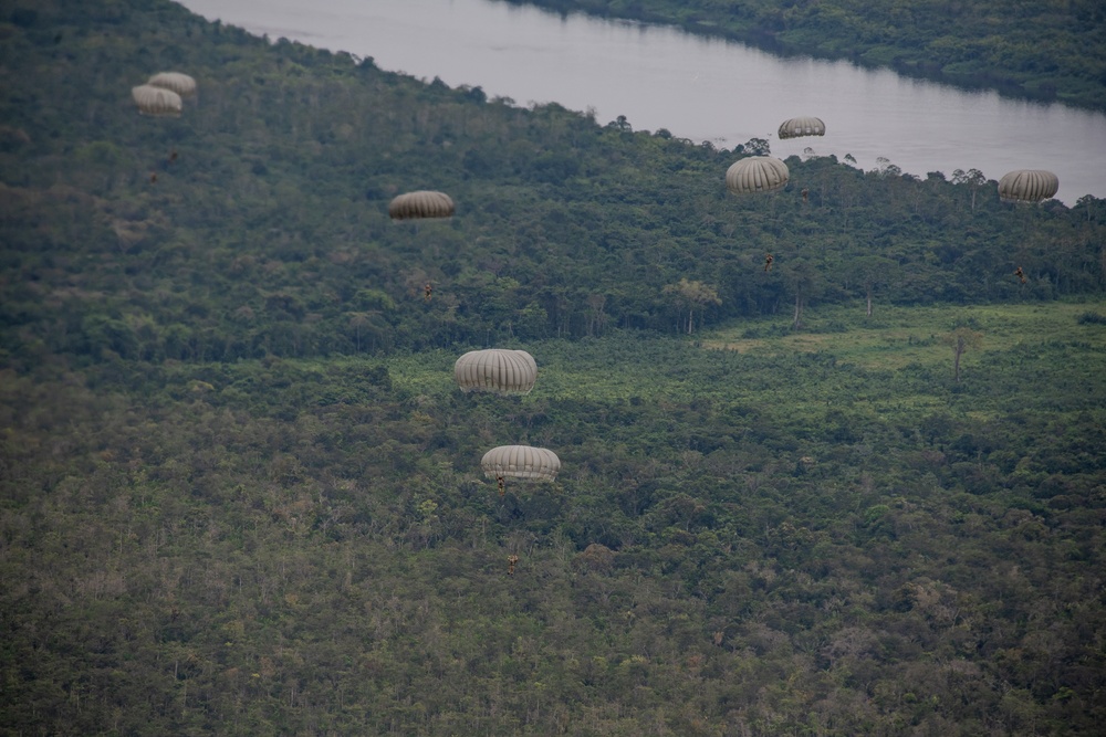 U.S., multinational partners conduct air jump during TRADEWINDS23