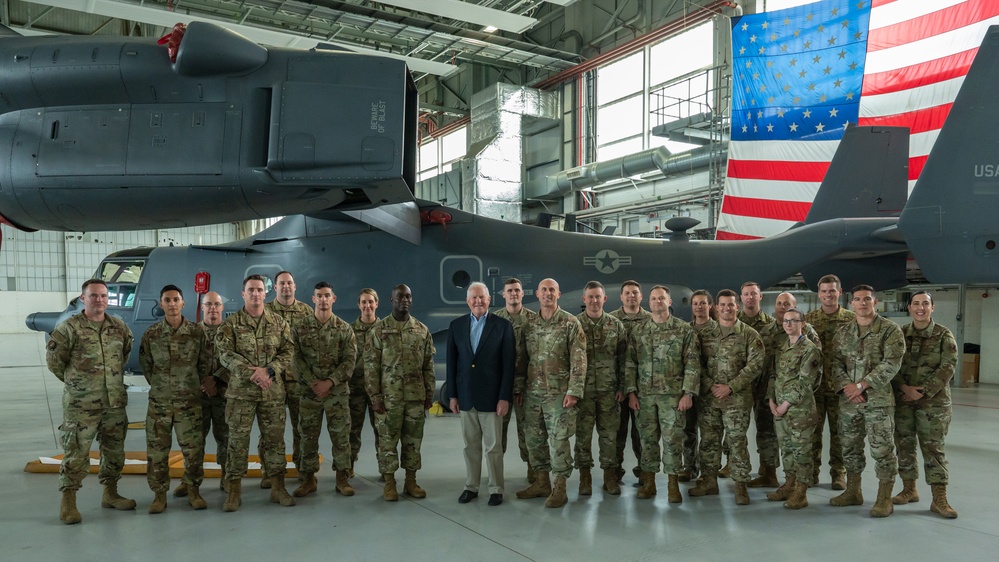 Secretary of the Air Force visits RAF Mildenhall