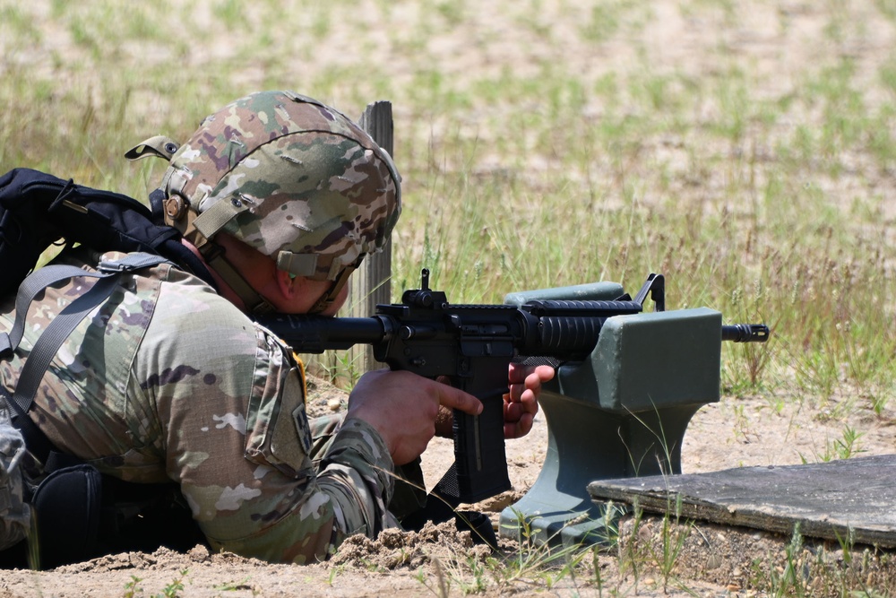 FORT DIX-RANGE 29A 78th Division Conducting ZERO AND GROUPING. JULY 19, 2023