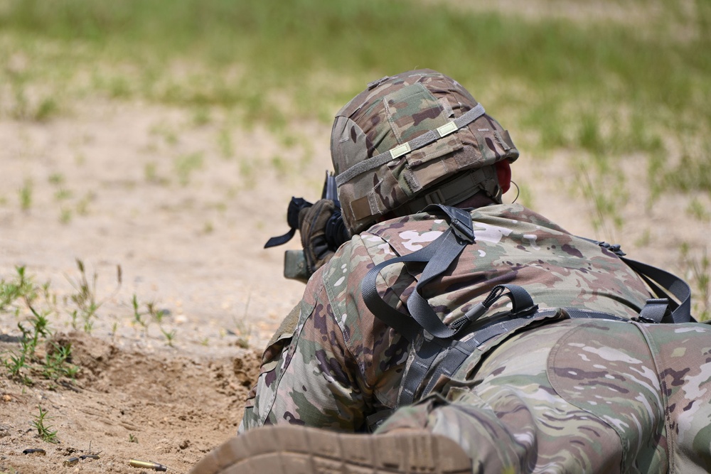 FORT DIX-RANGE 29A 78th Division Conducting ZERO AND GROUPING. JULY 19, 2023