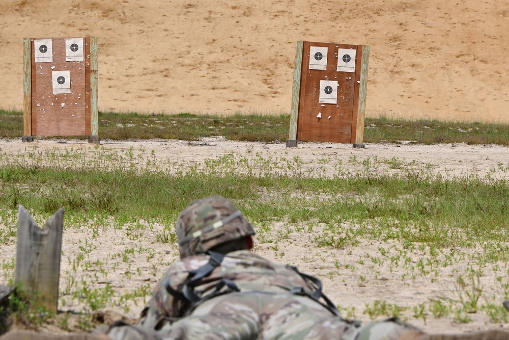 FORT DIX-RANGE 29A 78th Division Conducting ZERO AND GROUPING. JULY 19, 2023