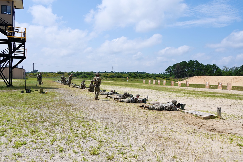 FORT DIX-RANGE 29A 78th Division Conducting ZERO AND GROUPING. JULY 19, 2023