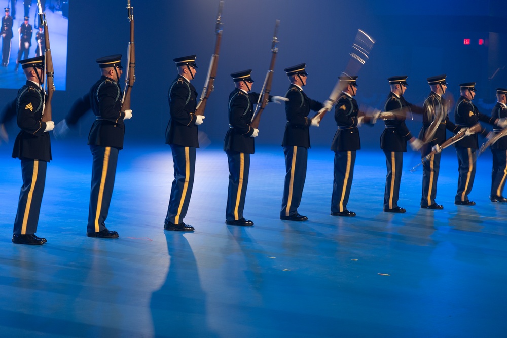 USACE Holds Army Twilight Tattoo