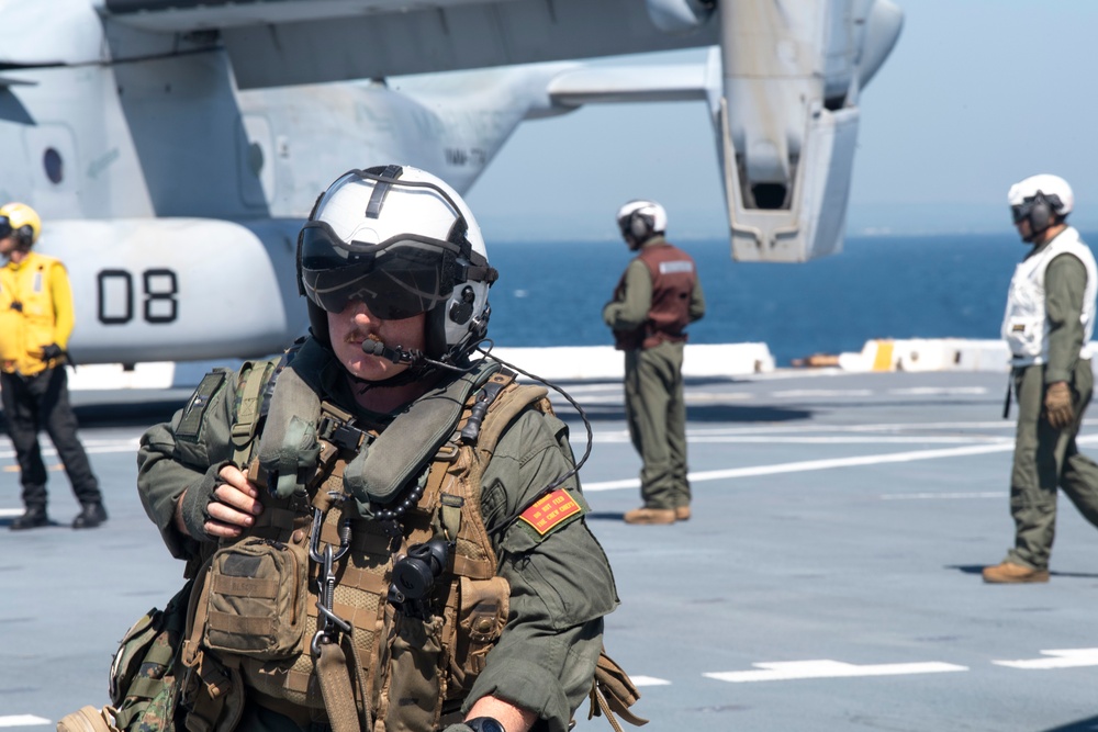 MV-22 Osprey Participate in UNITAS