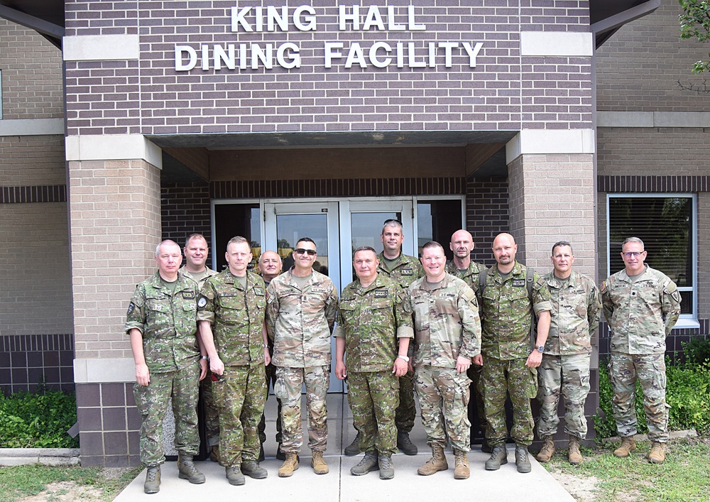 Slovakia CHOD visits Camp Atterbury