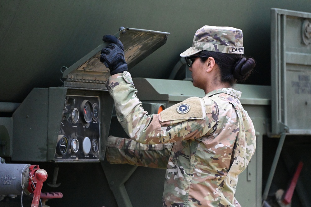 FORT DIX-DRIVER TRAINING AREA 4 78th Division Conducting Refueling operations. JULY 19, 2023