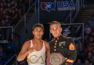 Marine Corps Partners with USA Wrestling