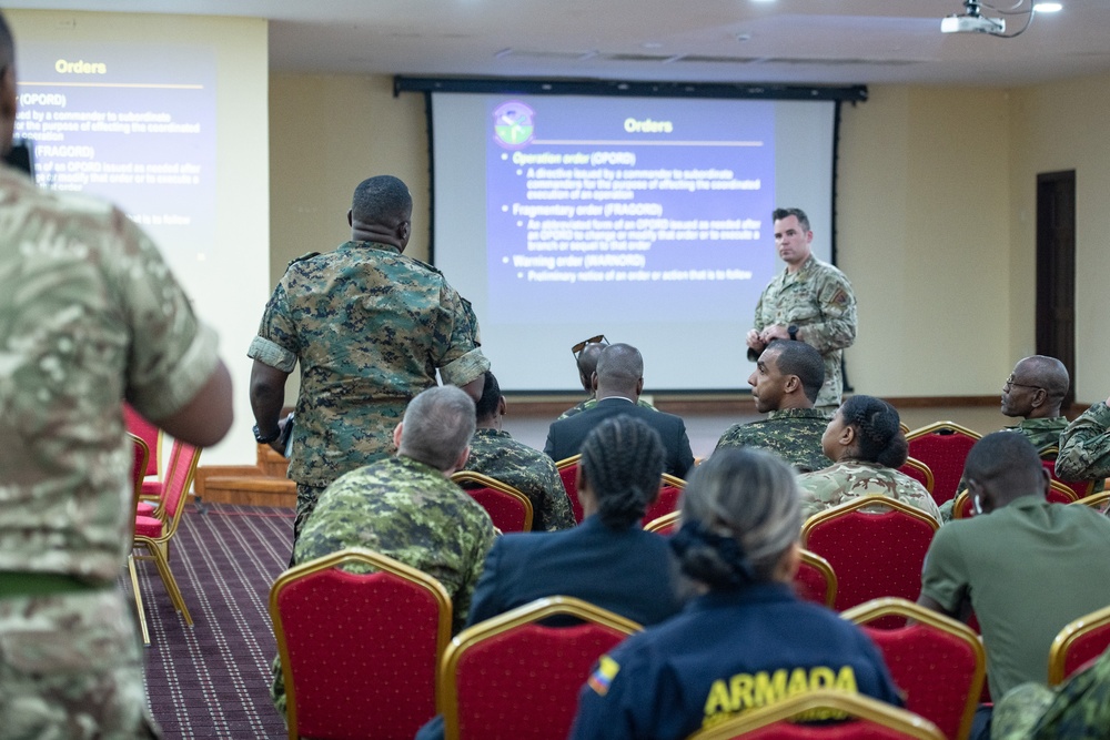 Oklahoma ANG briefs air ground integration at Tradewinds 23 to multinational forces