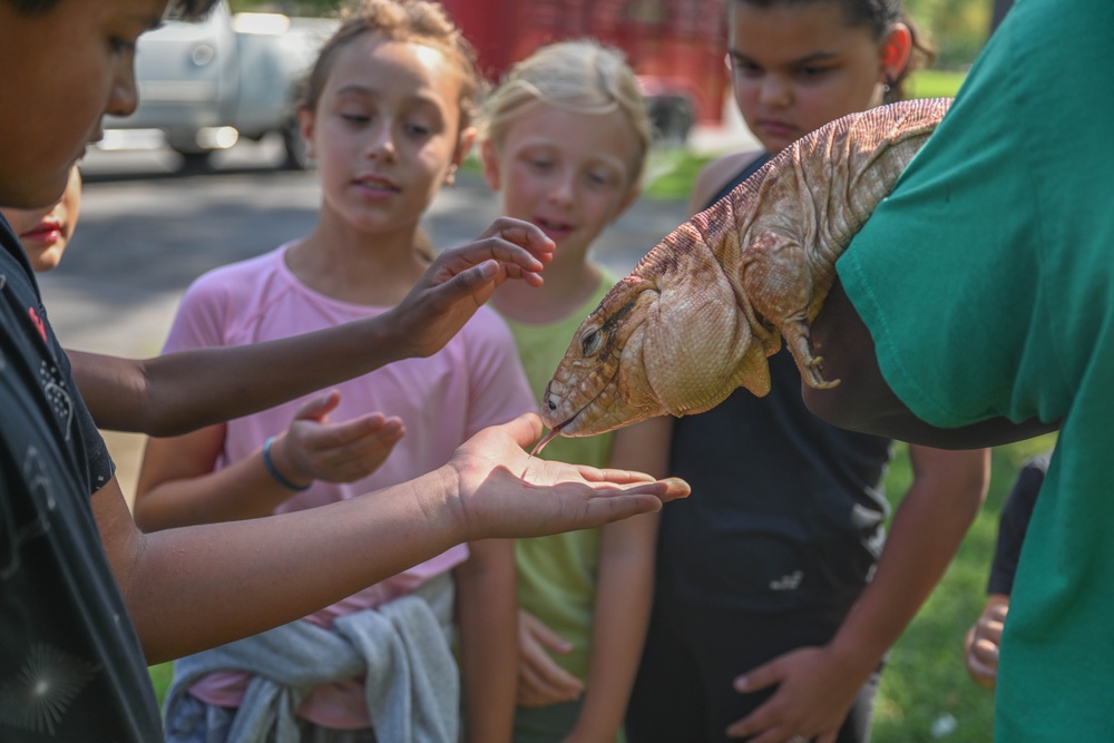 Cockrills Petting Zoo Visits LRAFB