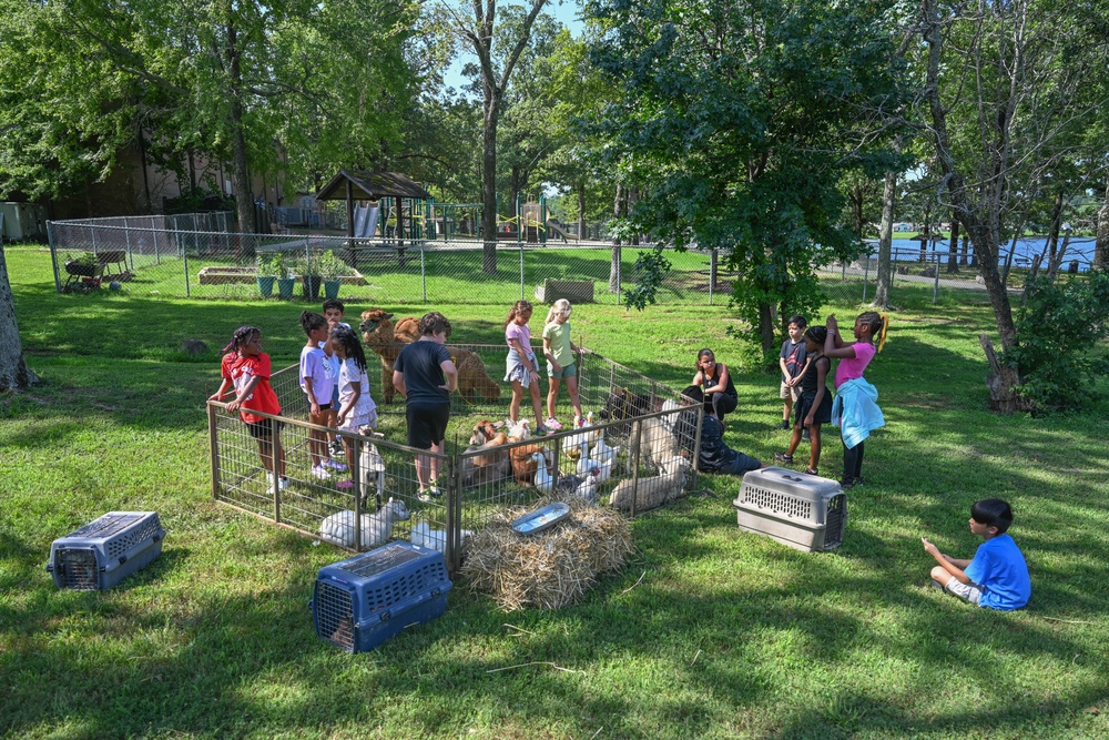 Cockrills Petting Zoo Visits LRAFB