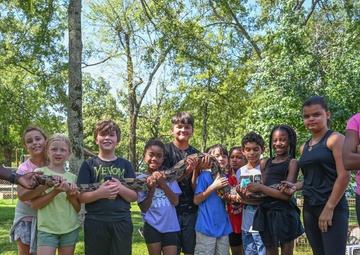 Cockrills Petting Zoo Visits LRAFB
