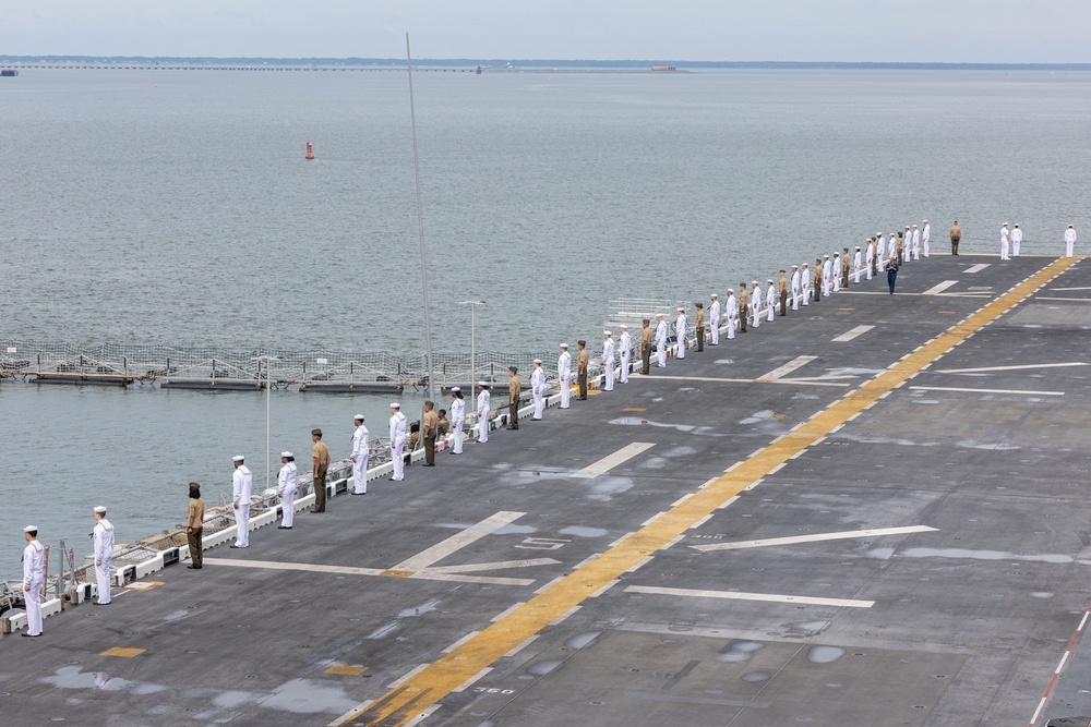 Man the Rails: BAT ARG/26th MEU(SOC) Departs Norfolk For Deployment