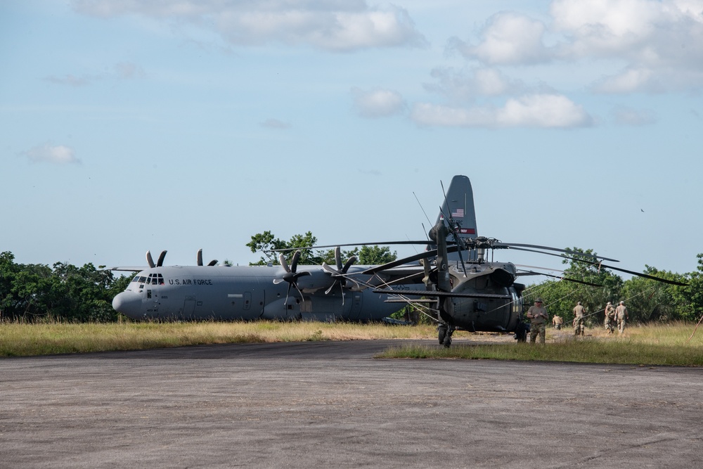 U.S., multinational partners conduct air jump during TRADEWINDS23
