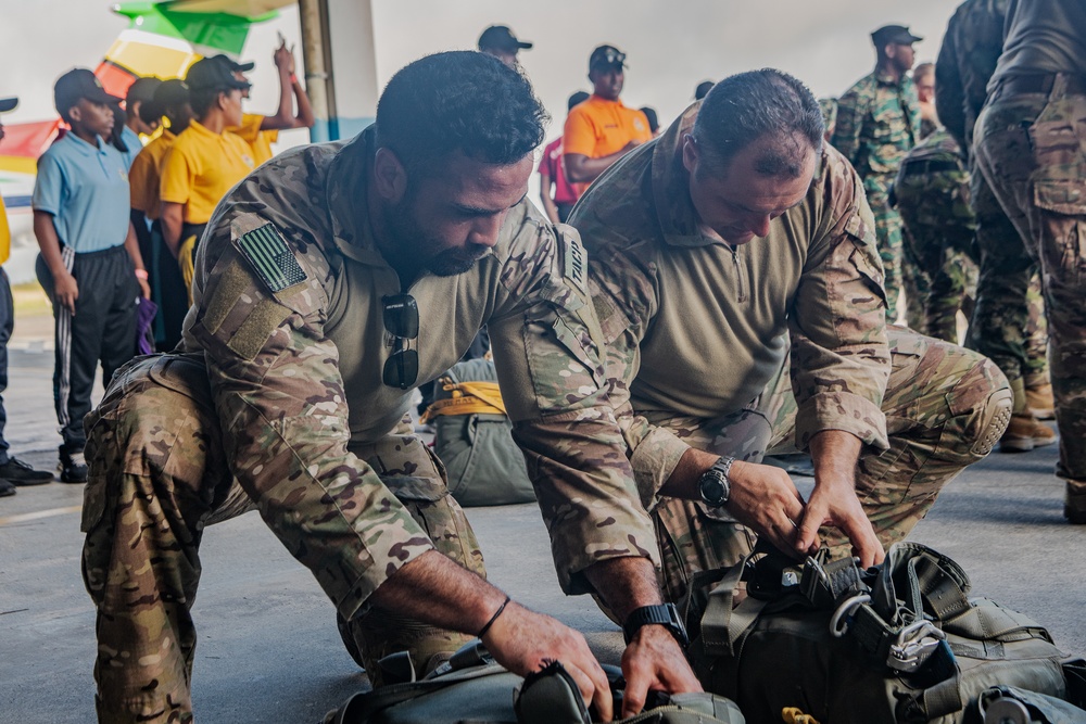 U.S., multinational partners conduct air jump during TRADEWINDS23