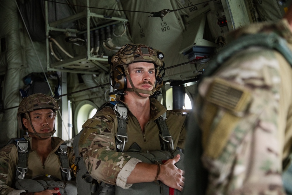 U.S., multinational partners conduct air jump during TRADEWINDS23