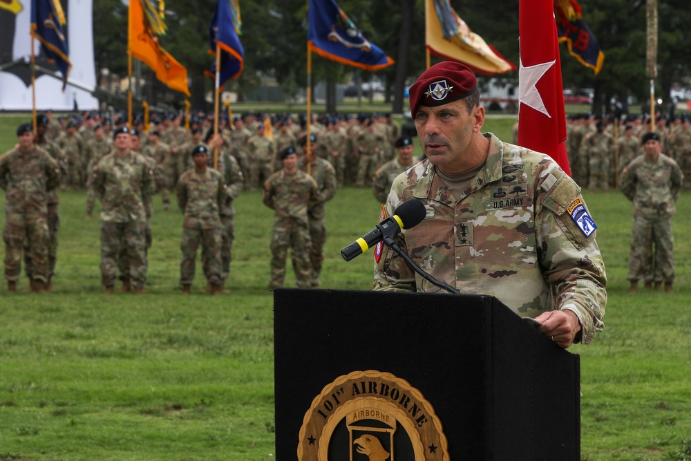 101st Airborne Division Change of Command Ceremony