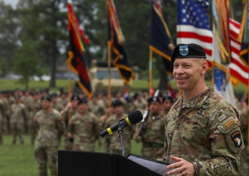 101st Airborne Division Change of Command Ceremony