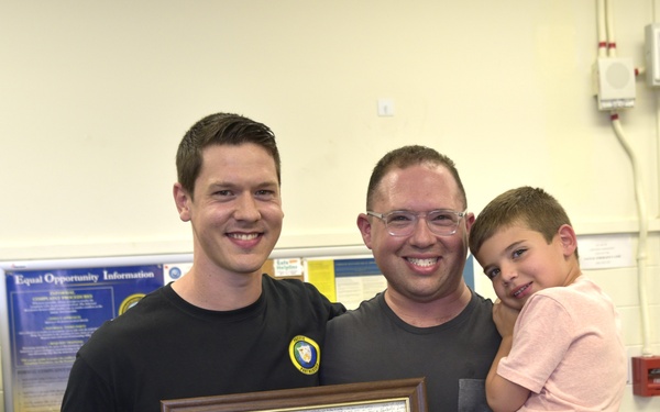 U.S. Pacific Fleet Band Bids Farewell to Outstanding Sailor