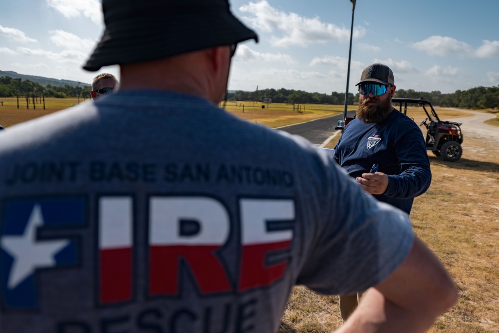 Firefighters learn skills essential to protecting JBSA’s natural areas