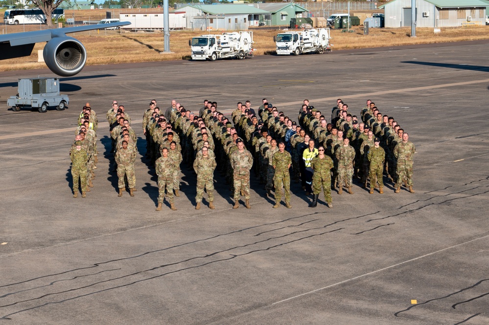 U.S. Air Force and RAAF group photo