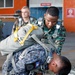 Service members of Belize, Mexico, Guyana, France, and U.S. train in airborne based operations.