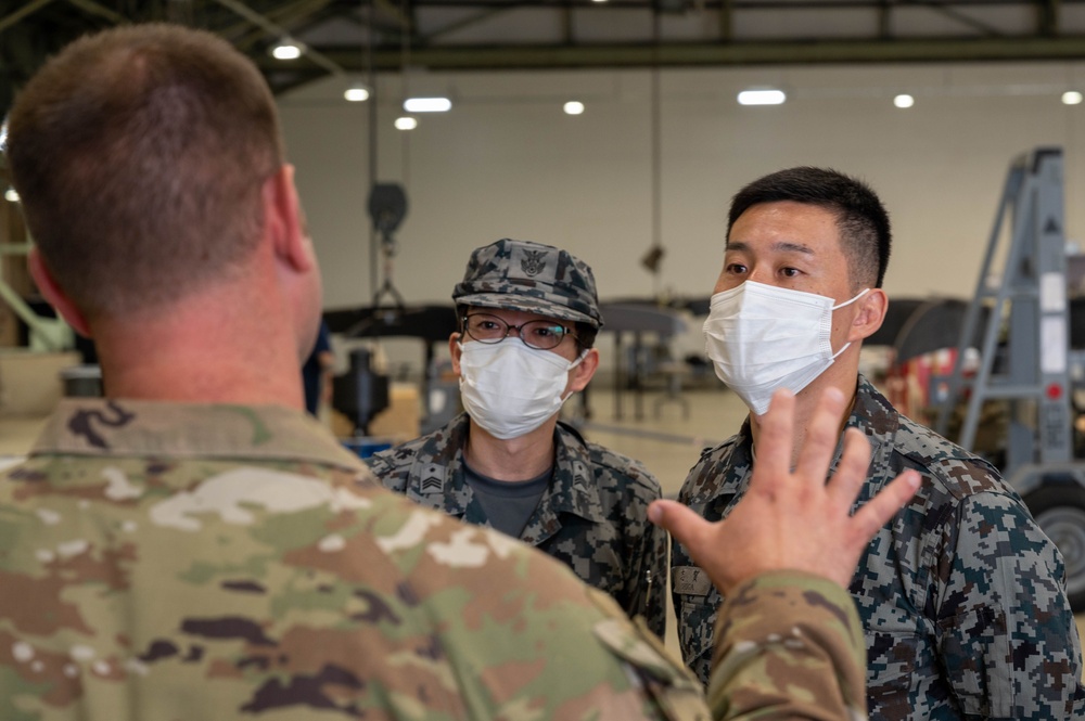 Tinker AFB Airmen brief JASDF on ABDR during MG23