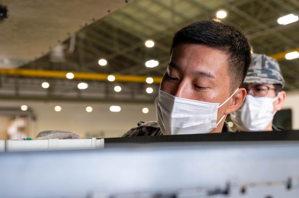 Tinker AFB Airmen brief JASDF on ABDR during MG23