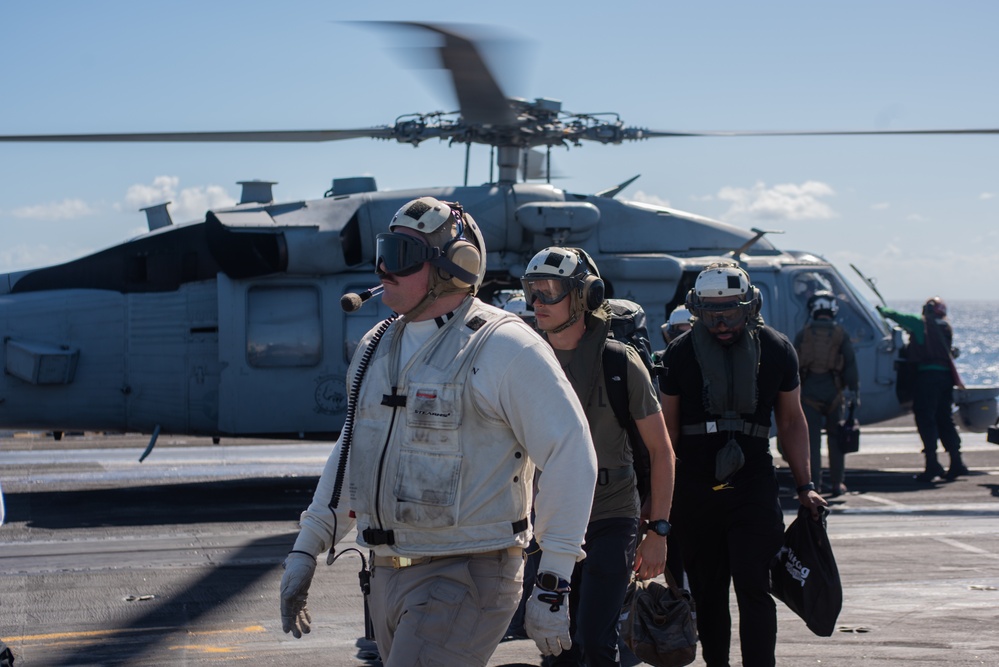 USS Ronald Reagan (CVN 76) conducts flight operations