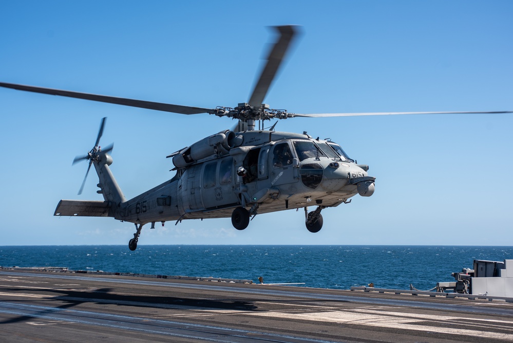 USS Ronald Reagan (CVN 76) conducts flight operations