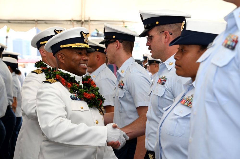 U.S. Coast Guard Cutter Midgett holds change of command ceremony