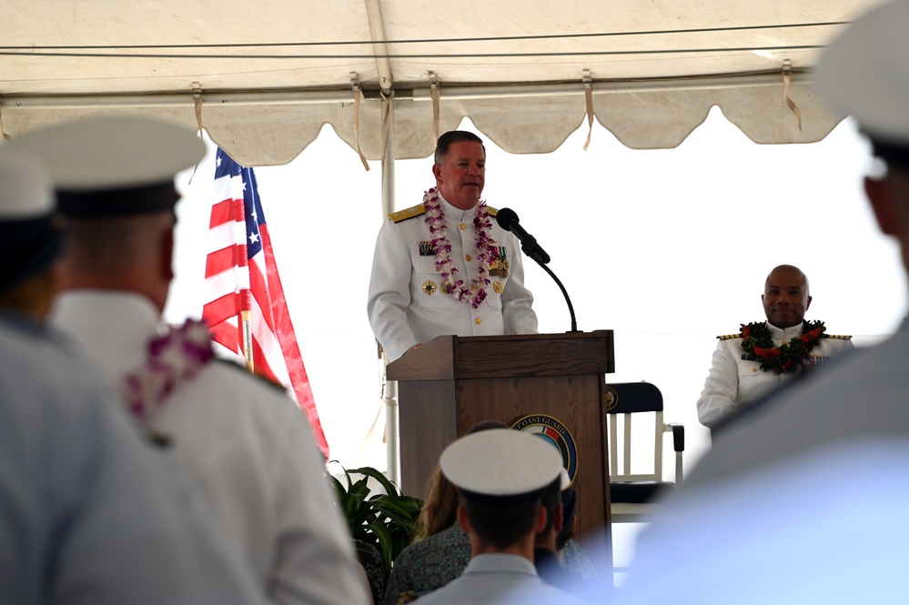 U.S. Coast Guard Cutter Midgett holds change of command ceremony