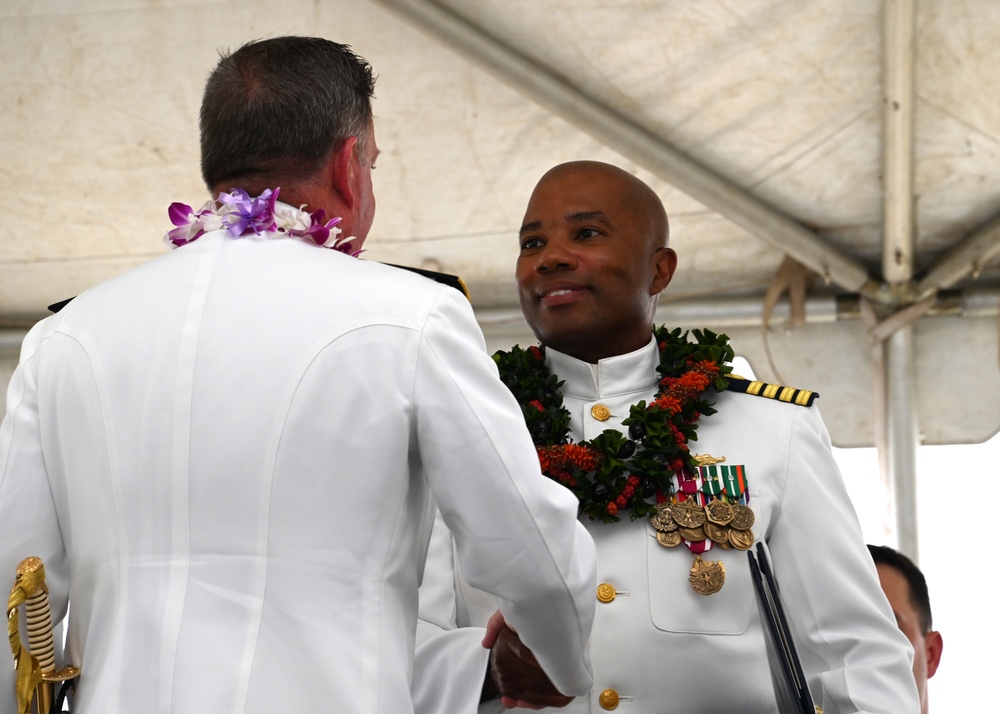 U.S. Coast Guard Cutter Midgett holds change of command ceremony