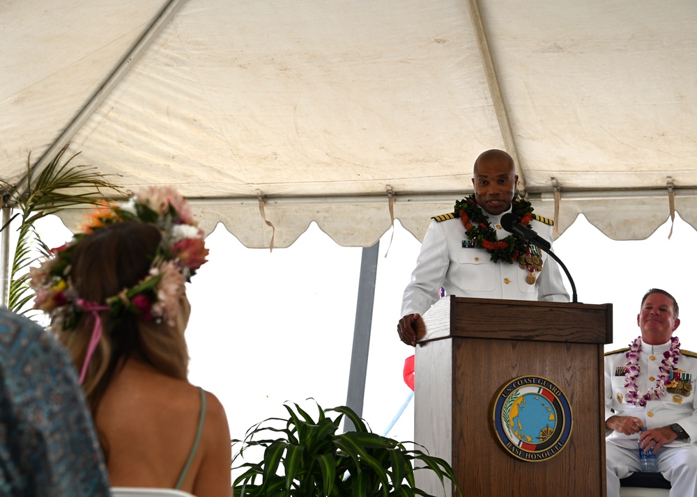 U.S. Coast Guard Cutter Midgett holds change of command ceremony