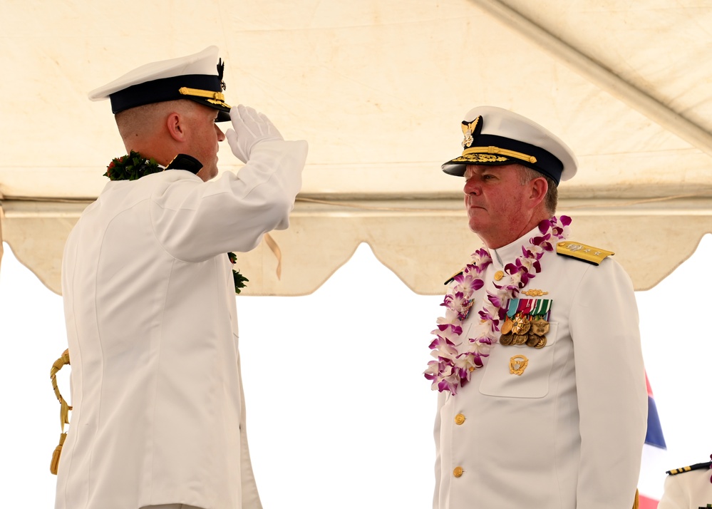 U.S. Coast Guard Cutter Midgett holds change of command ceremony